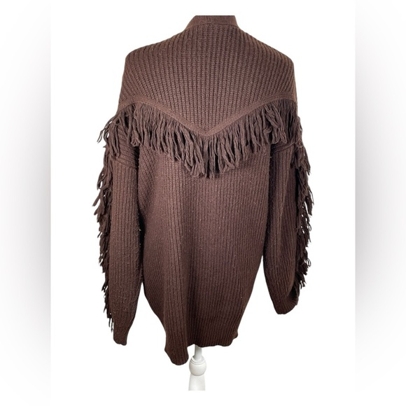 Tularosa Frida Cardigan in Chocolate Medium - Picture 6 of 12